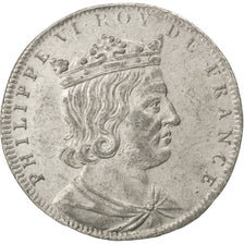 Francia, Medal, Philippe VI, History, BB+, Stagno, 33