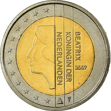 Netherlands, 2 Euro, 2007, MS(63), Bi-Metallic, KM:272