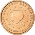 Netherlands, Euro Cent, 2010, MS(65-70), Copper Plated Steel, KM:234