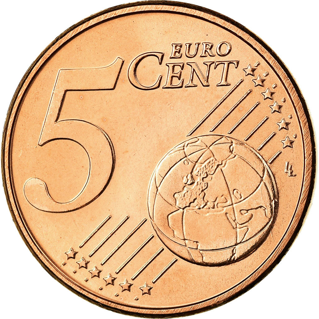 Netherlands, 5 Euro Cent, 2010, MS(65-70), Copper Plated Steel, KM:236
