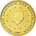 Netherlands, 50 Euro Cent, 2010, MS(65-70), Brass, KM:270