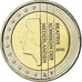 Holandia, 2 Euro, 2010, Utrecht, MS(65-70), Bimetaliczny, KM:272