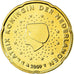 Netherlands, 20 Euro Cent, 2009, MS(65-70), Brass, KM:269