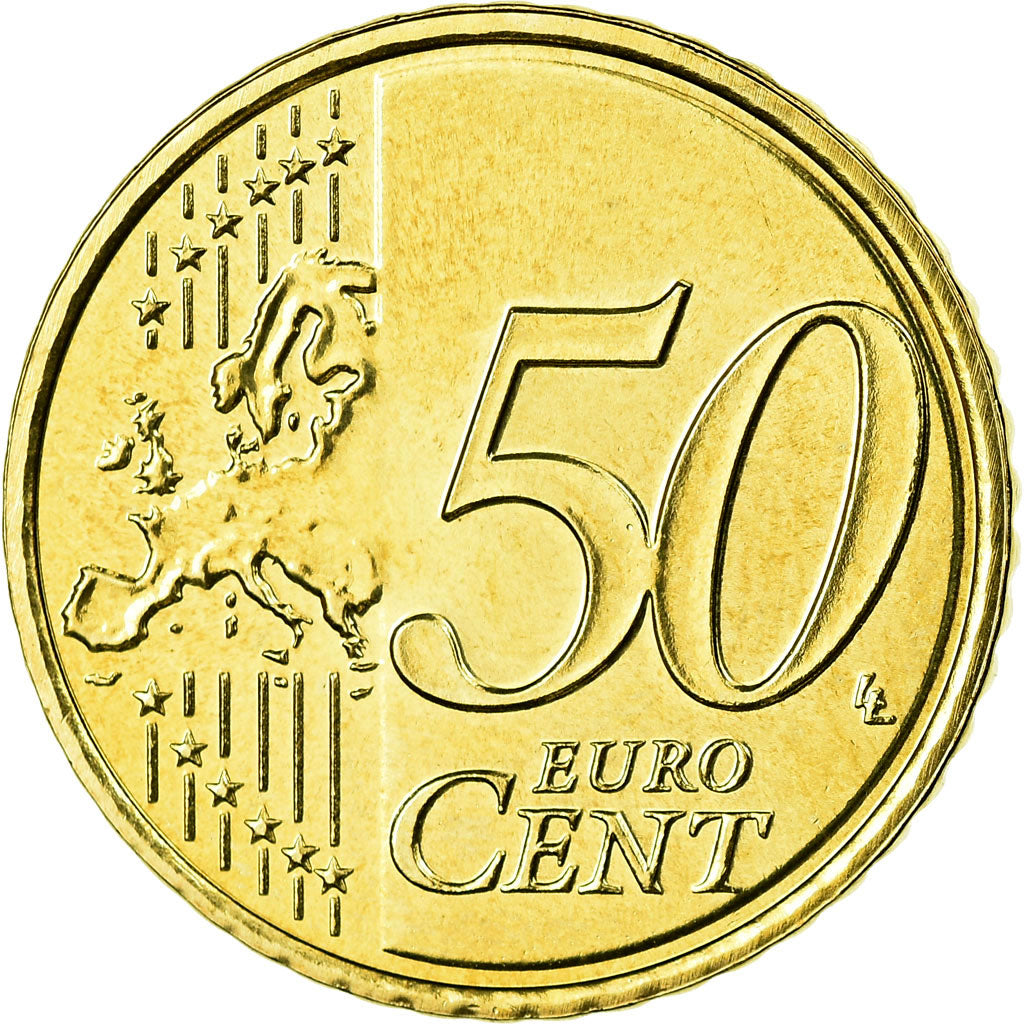 Niederlande, 50 Euro Cent, 2009, STGL, Messing, KM:270
