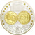 Francia, Medal, The Fifth Republic, Politics, Society, War, FDC, Plata