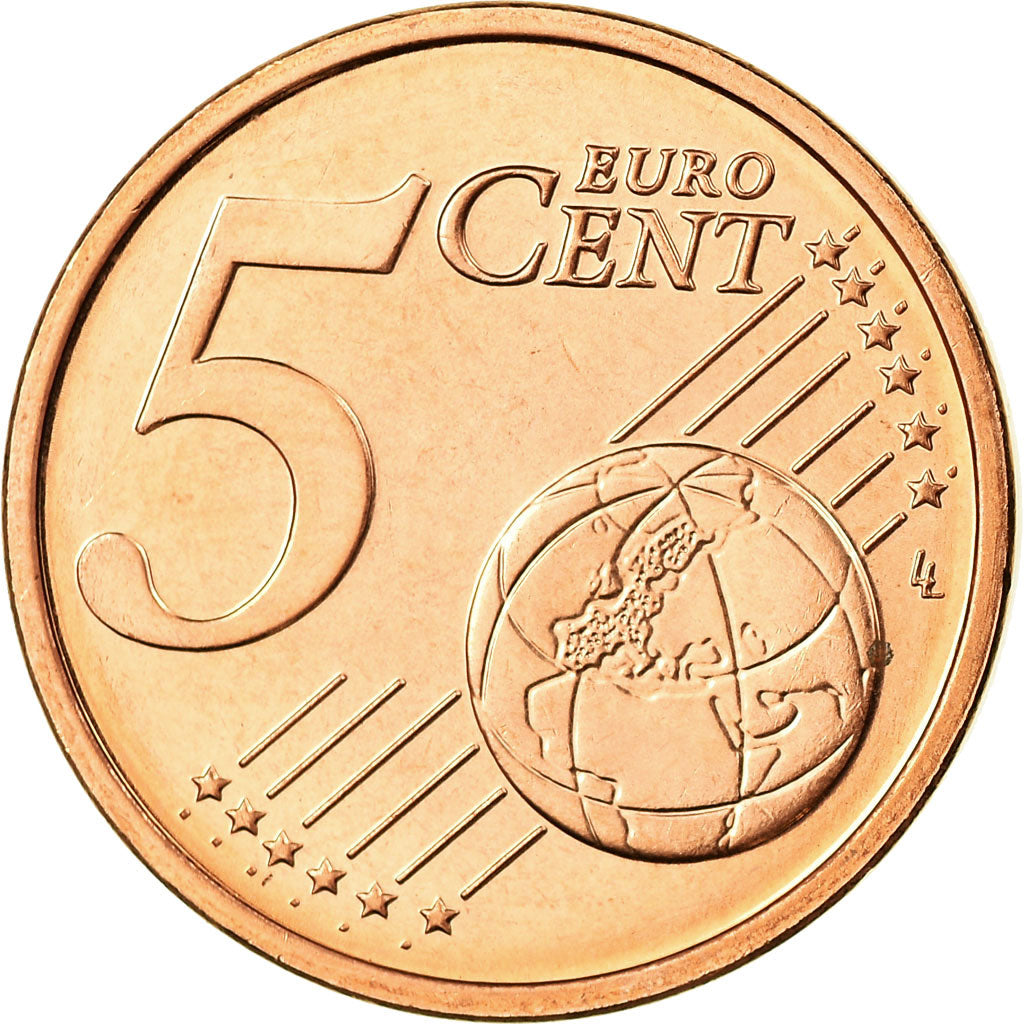 IRELAND REPUBLIC, 5 Euro Cent, 2006, FDC, Copper Plated Steel, KM:34