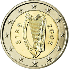 IRELAND REPUBLIC, 2 Euro, 2006, MS(65-70), Bi-Metallic, KM:39