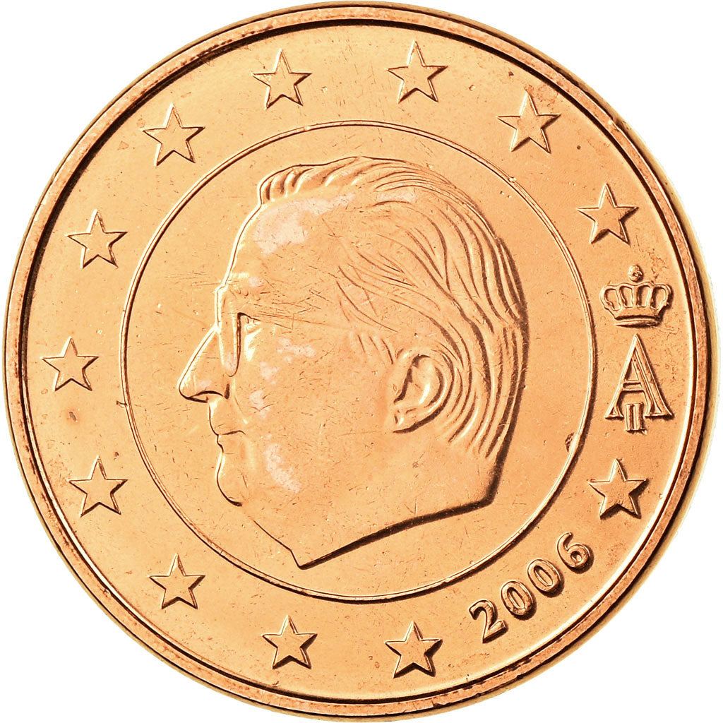 Bélgica, 5 Euro Cent, 2006, FDC, Cobre chapado en acero, KM:226