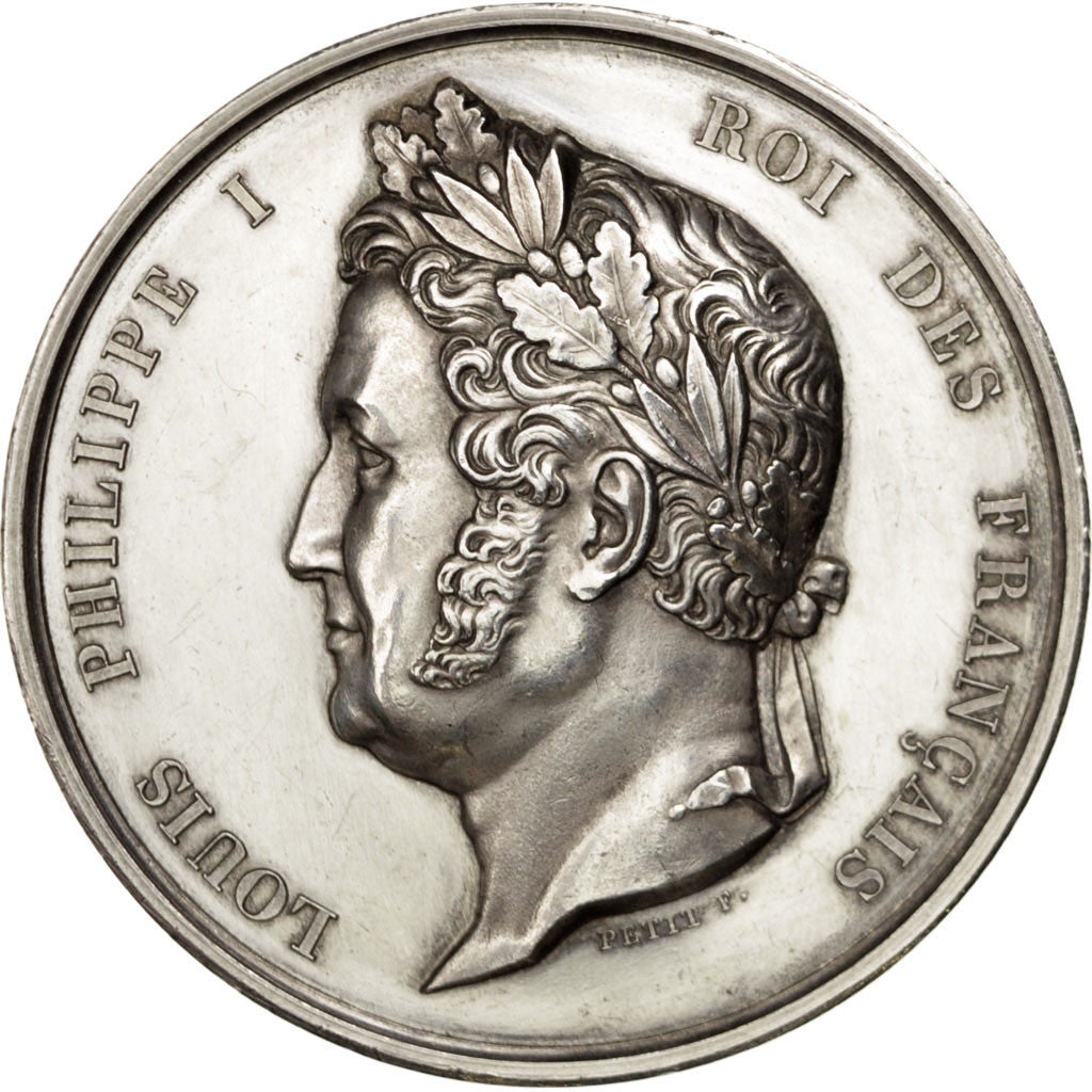 France, Medal, Louis Philippe I, Politics, Society, War, 1847, Petit, AU(55-58)