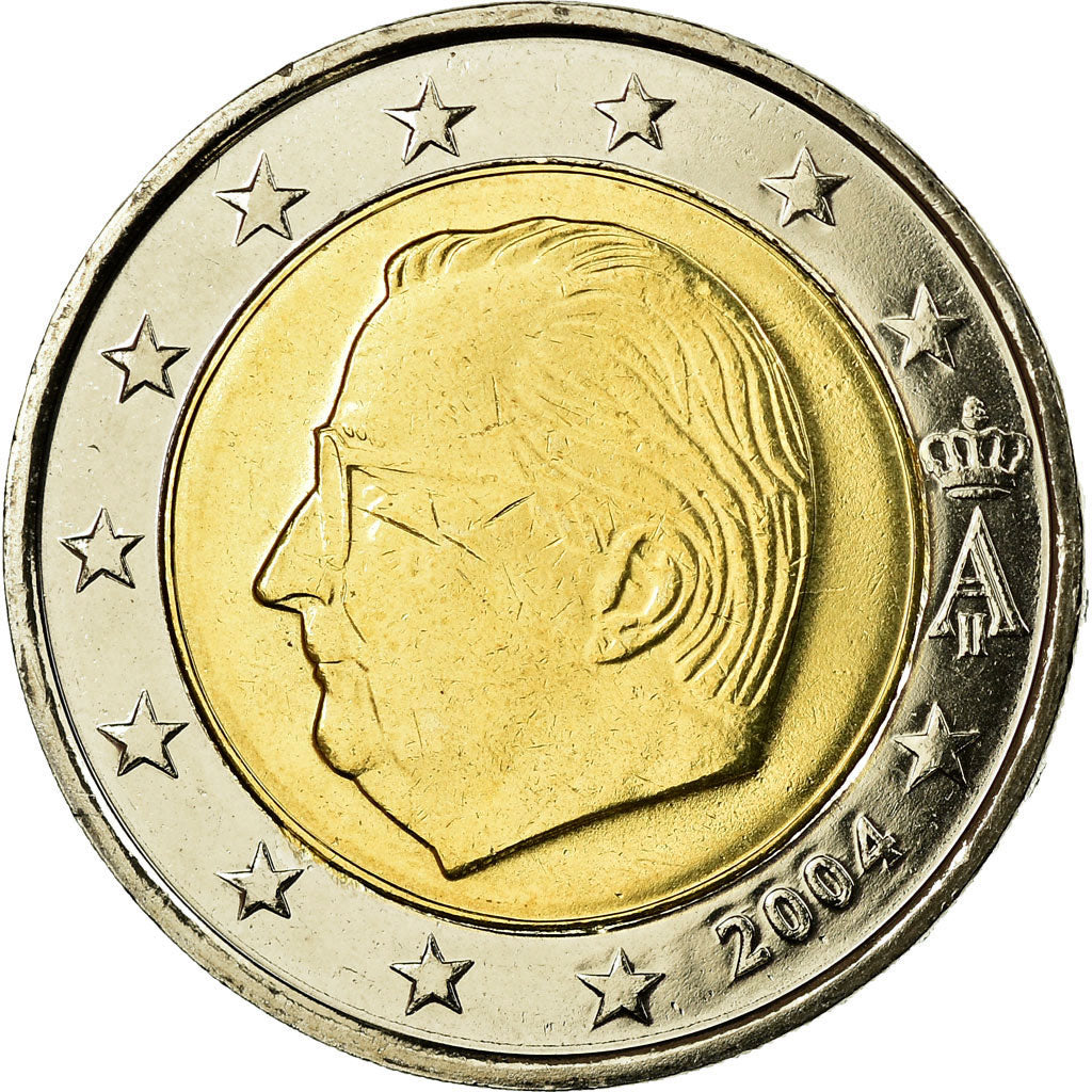 Belgium, 2 Euro, 2004, MS(65-70), Bi-Metallic, KM:231