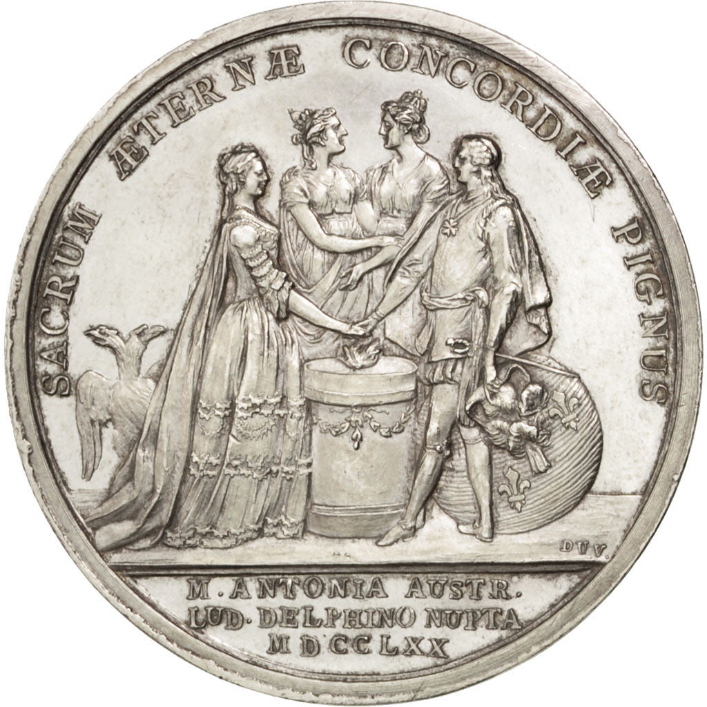 Francia, Medal, Louis XV, Religions & beliefs, 1770, Duvivier, SPL-, Argento,...