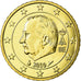 Belgium, 50 Euro Cent, 2010, MS(65-70), Brass, KM:279