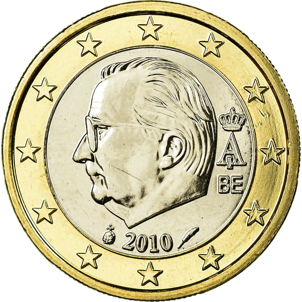 Belgium, Euro, 2010, MS(65-70), Bi-Metallic, KM:280