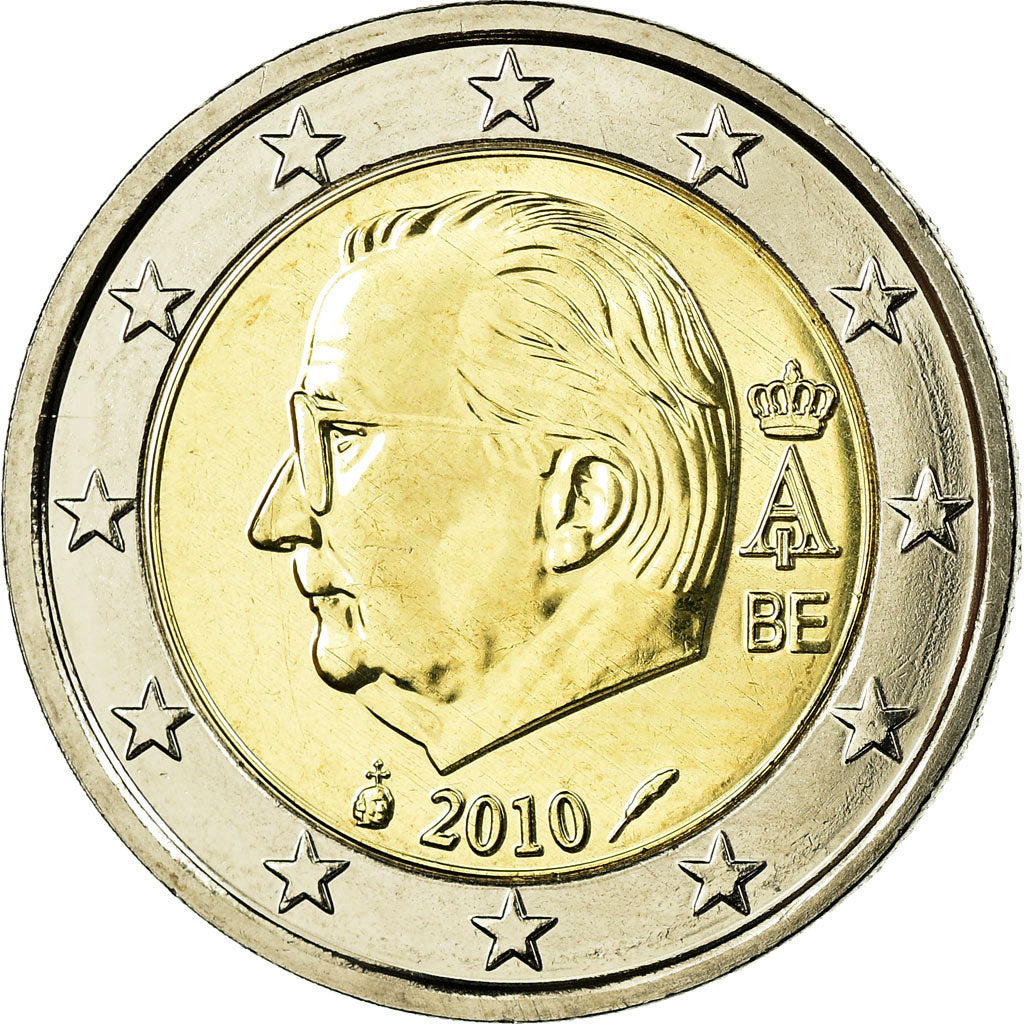 Belgium, 2 Euro, 2010, MS(65-70), Bi-Metallic, KM:281