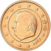 Belgium, Euro Cent, 2007, MS(65-70), Copper Plated Steel, KM:224