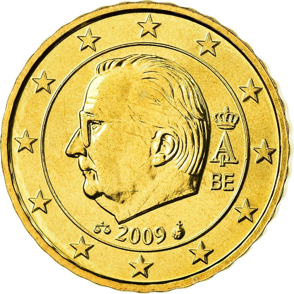 Belgio, 10 Euro Cent, 2009, FDC, Ottone, KM:277