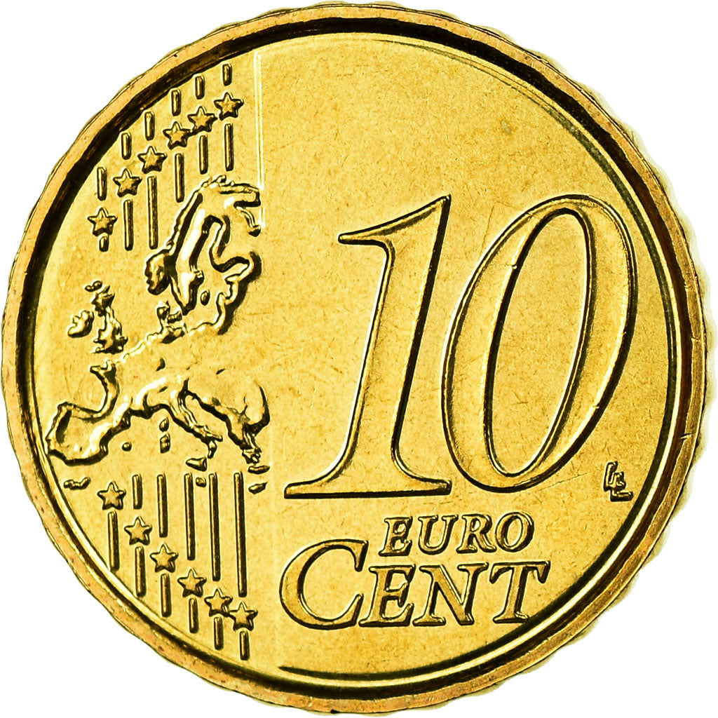 Belgio, 10 Euro Cent, 2009, FDC, Ottone, KM:277