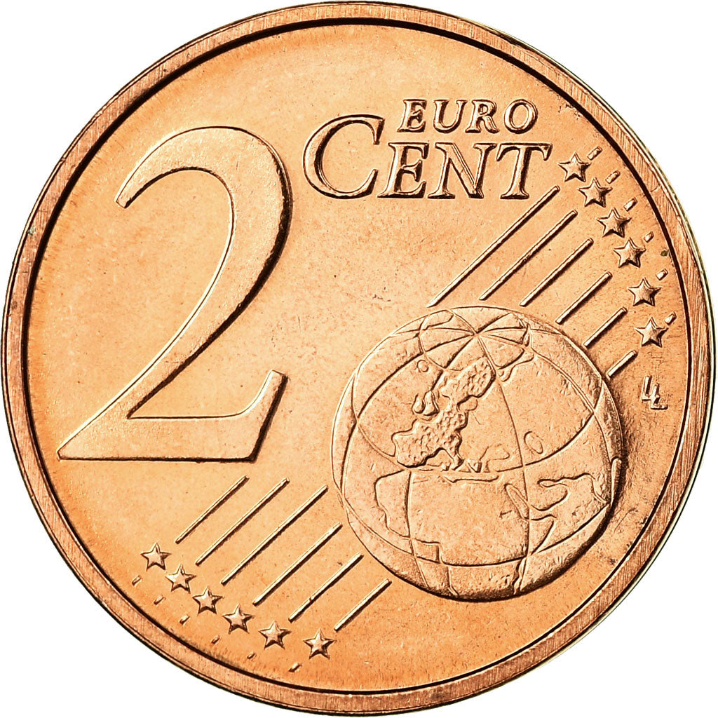 Luxemburg, 2 Euro Cent, 2009, STGL, Copper Plated Steel, KM:76