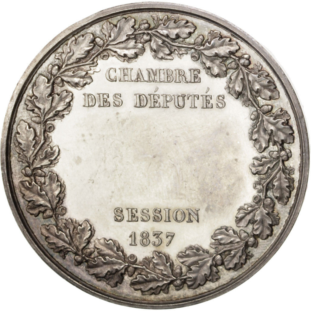 FRANCE, Politics, Society, War, Louis Philippe I, Medal, 1837, AU(55-58), Caqué,
