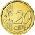 Luxembourg, 20 Euro Cent, 2009, MS(65-70), Brass, KM:90
