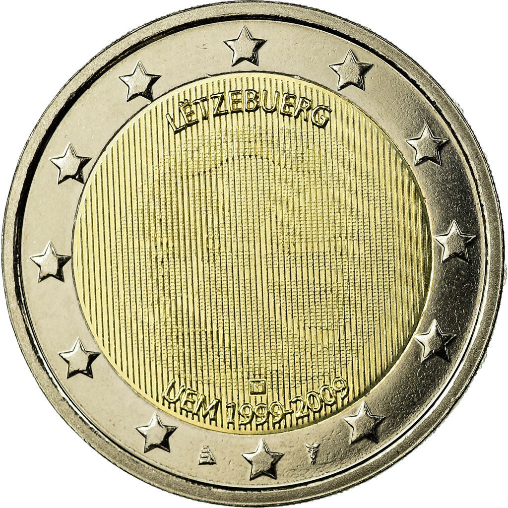 Luxembourg, 2 Euro, EMU, 2009, MS(65-70), Bi-Metallic, KM:107