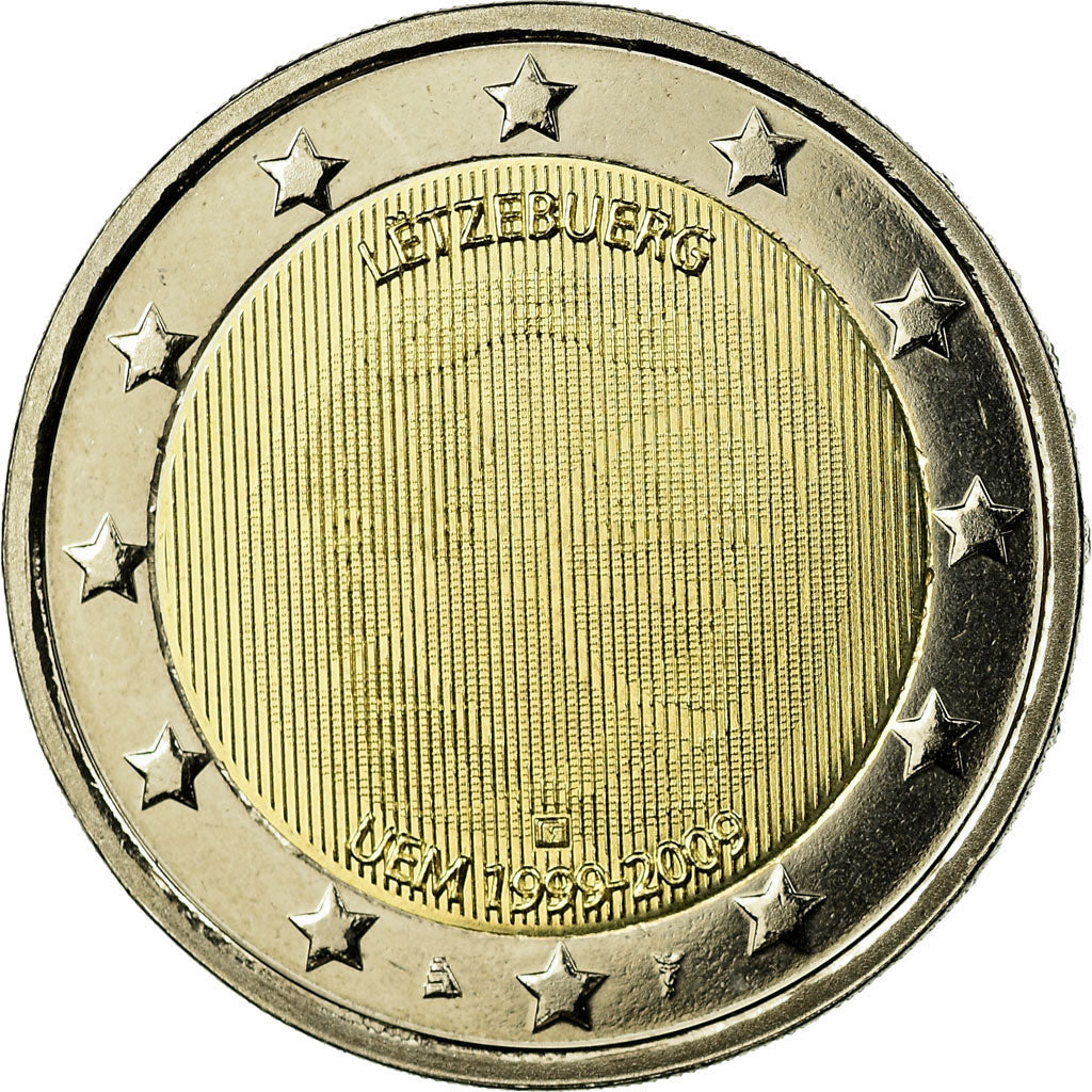 Luxembourg, 2 Euro, EMU, 2009, MS(65-70), Bi-Metallic, KM:107