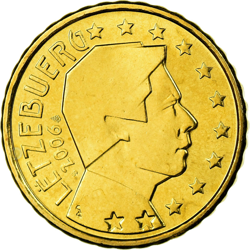 Luxemburg, 10 Euro Cent, 2006, STGL, Messing, KM:78