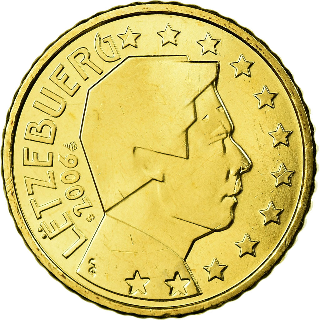 Luxemburg, 50 Euro Cent, 2006, STGL, Messing, KM:80