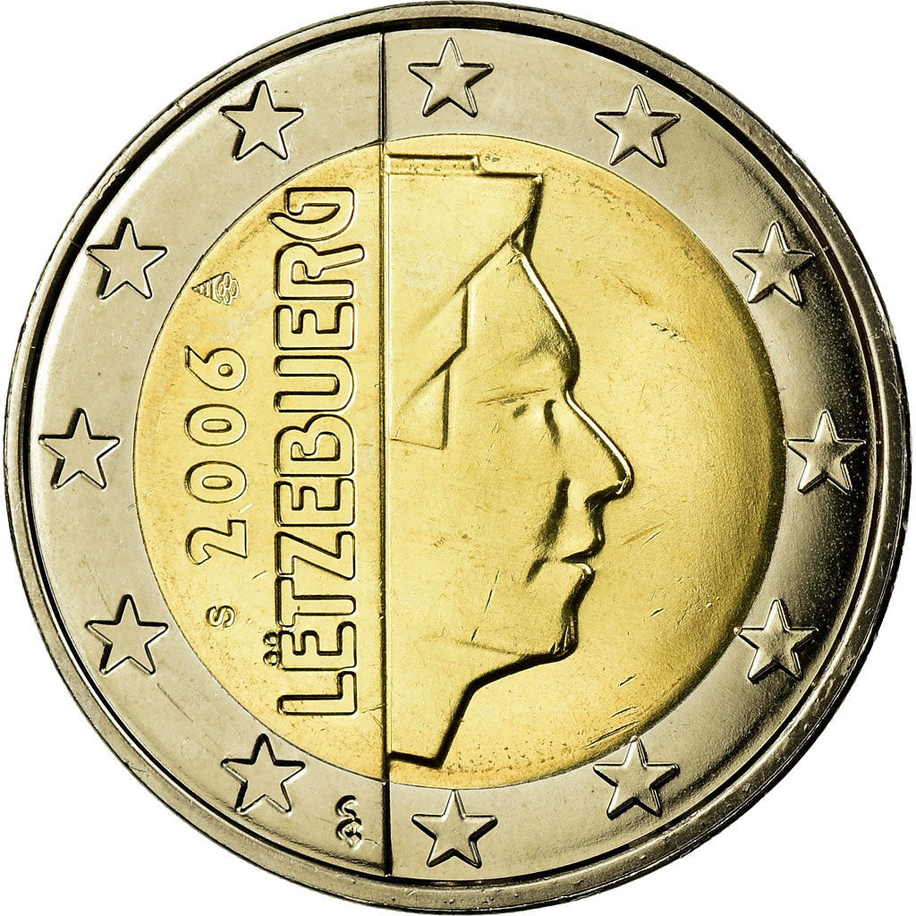 Luxembourg, 2 Euro, 2006, MS(65-70), Bi-Metallic, KM:82