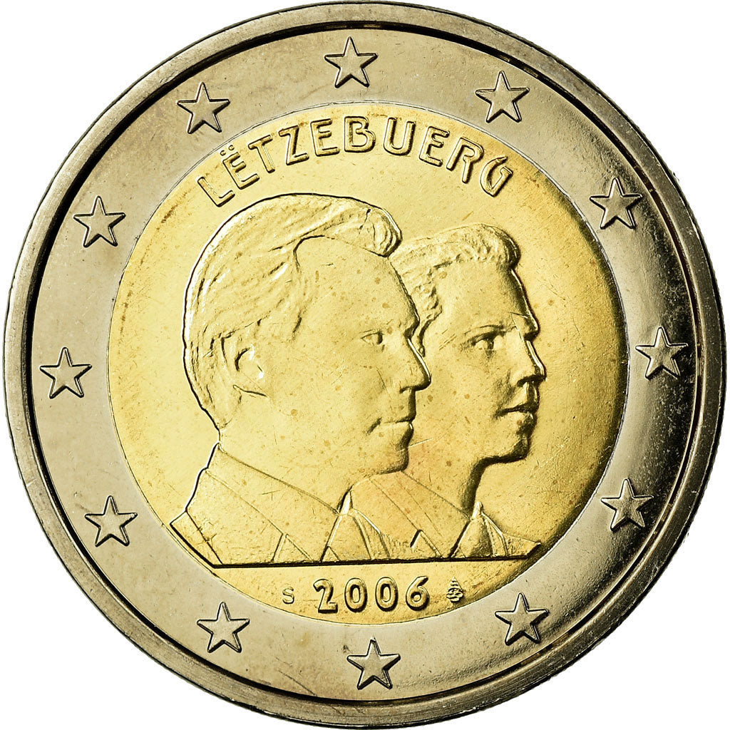 Luxembourg, 2 Euro, 2006, MS(65-70), Bi-Metallic, KM:88