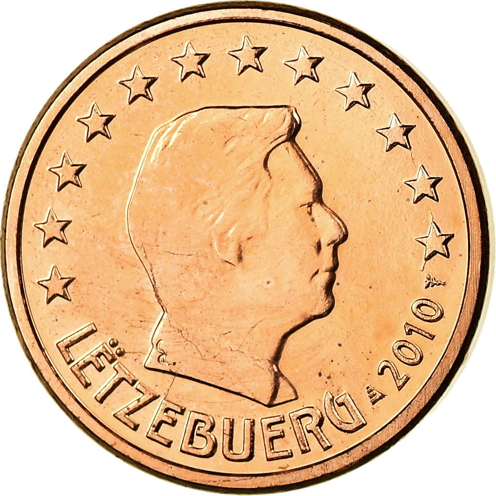 Luxemburgo, Euro Cent, 2010, FDC, Cobre chapado en acero, KM:75