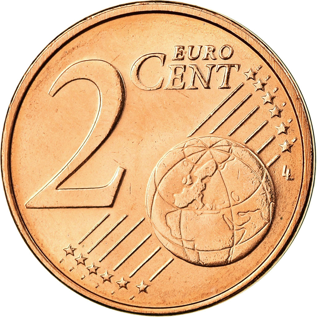 Lussemburgo, 2 Euro Cent, 2010, FDC, Acciaio placcato rame, KM:76