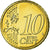 Luxembourg, 10 Euro Cent, 2010, MS(63), Brass, KM:89