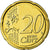 Luksemburg, 20 Euro Cent, 2010, Utrecht, MS(65-70), Mosiądz, KM:90