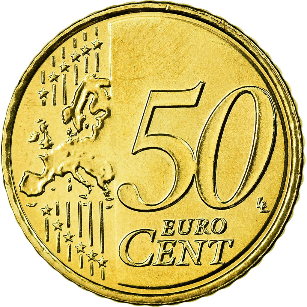 Luxemburg, 50 Euro Cent, 2010, STGL, Messing, KM:91