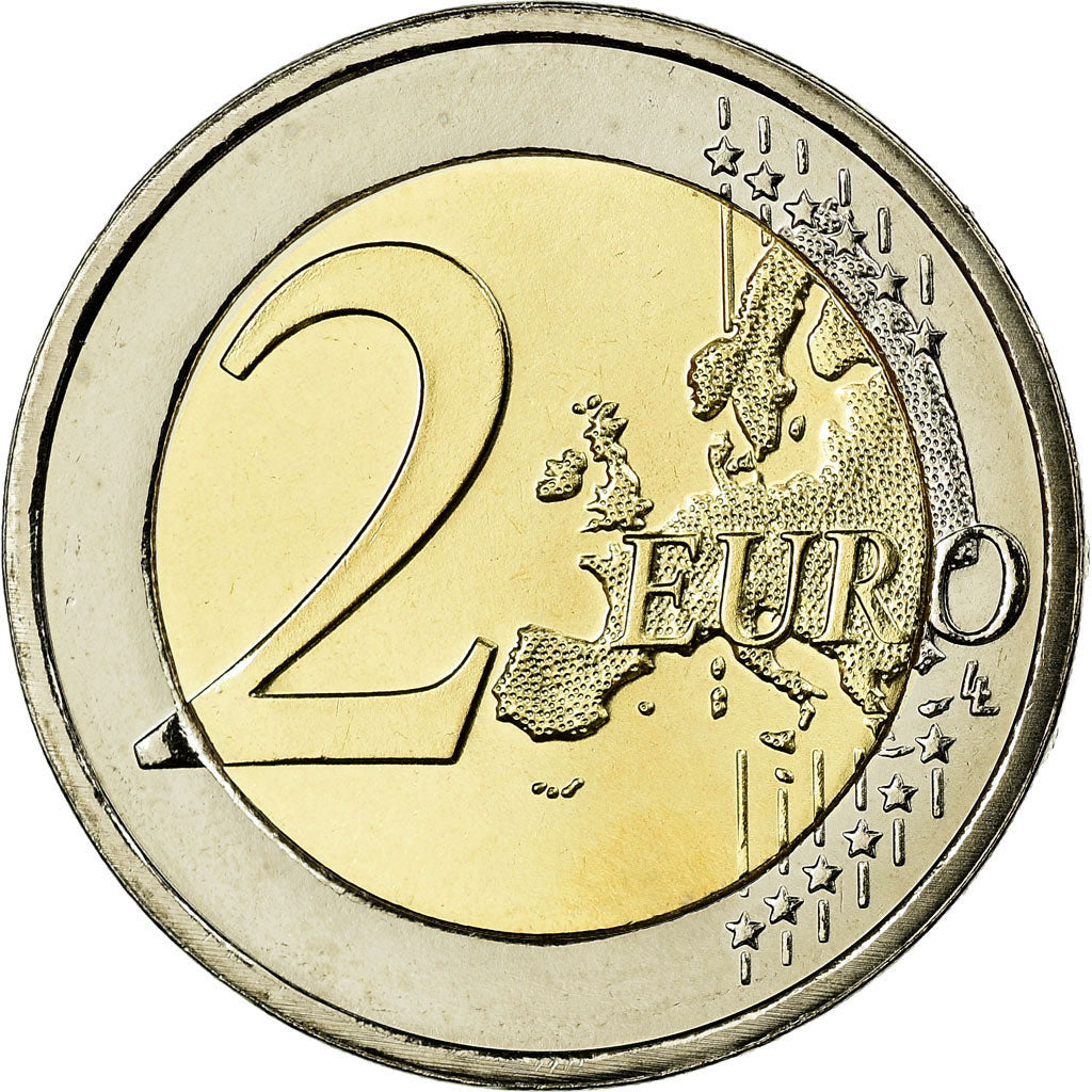 Luxembourg, 2 Euro, 2010, MS(65-70), Bi-Metallic, KM:115