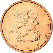 Finlandia, 2 Euro Cent, 2009, Vantaa, MS(63), Miedź platerowana stalą, KM:99