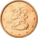 Finlandia, 2 Euro Cent, 2009, SC, Cobre chapado en acero, KM:99