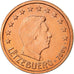 Lussemburgo, 2 Euro Cent, 2009, BB, Acciaio placcato rame, KM:76