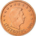 Luxemburg, 2 Euro Cent, 2009, SS, Copper Plated Steel, KM:76