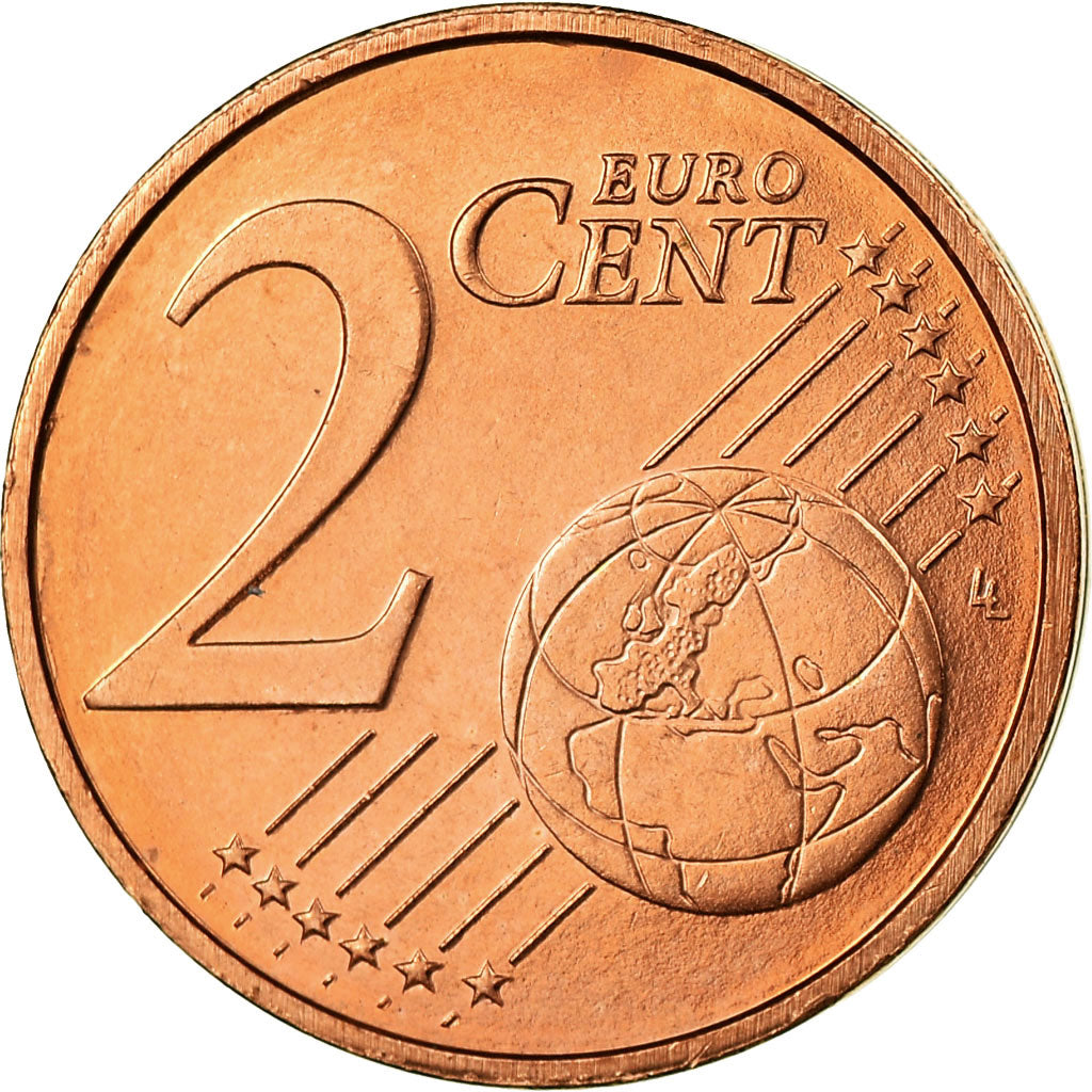 Luxemburg, 2 Euro Cent, 2009, SS, Copper Plated Steel, KM:76