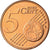 Lussemburgo, 5 Euro Cent, 2009, BB, Acciaio placcato rame, KM:77