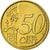 Luksemburg, 50 Euro Cent, 2009, Utrecht, AU(55-58), Mosiądz, KM:91