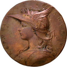 FRANCE, Politics, Society, War, French Third Republic, Medal, VF(30-35), Roty,..