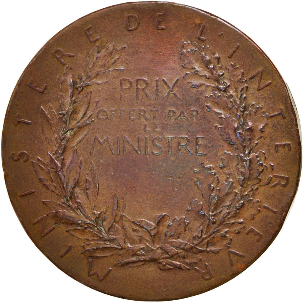 FRANCE, Politics, Society, War, French Third Republic, Medal, VF(30-35), Roty,..