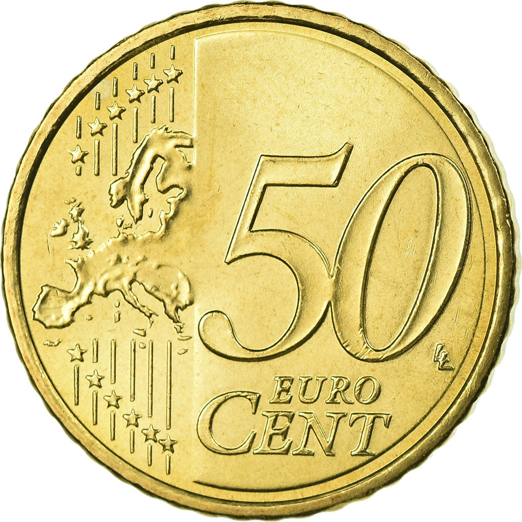 Spagna, 50 Euro Cent, 2011, SPL-, Ottone, KM:1149