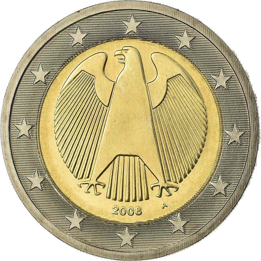République fédérale allemande, 2 Euro, 2008, SPL, Bi-Metallic, KM:258