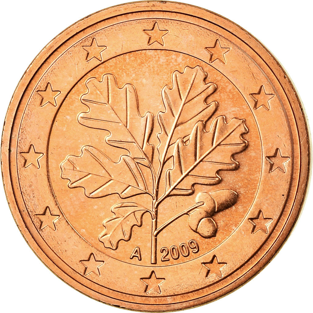 République fédérale allemande, 5 Euro Cent, 2009, SPL, Copper Plated Steel