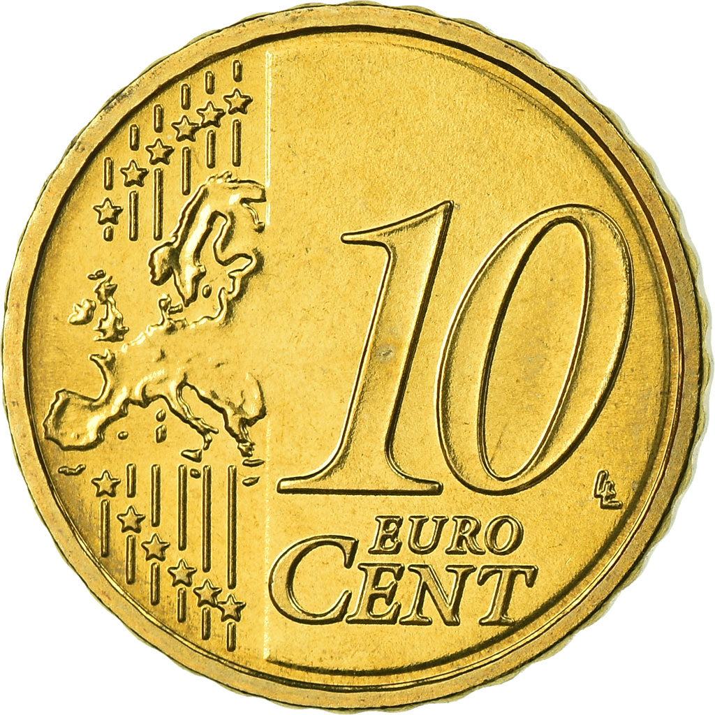 République fédérale allemande, 10 Euro Cent, 2009, SPL, Laiton, KM:254