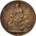 Frankreich, Medal, French Third Republic, Flora, S+, Kupfer